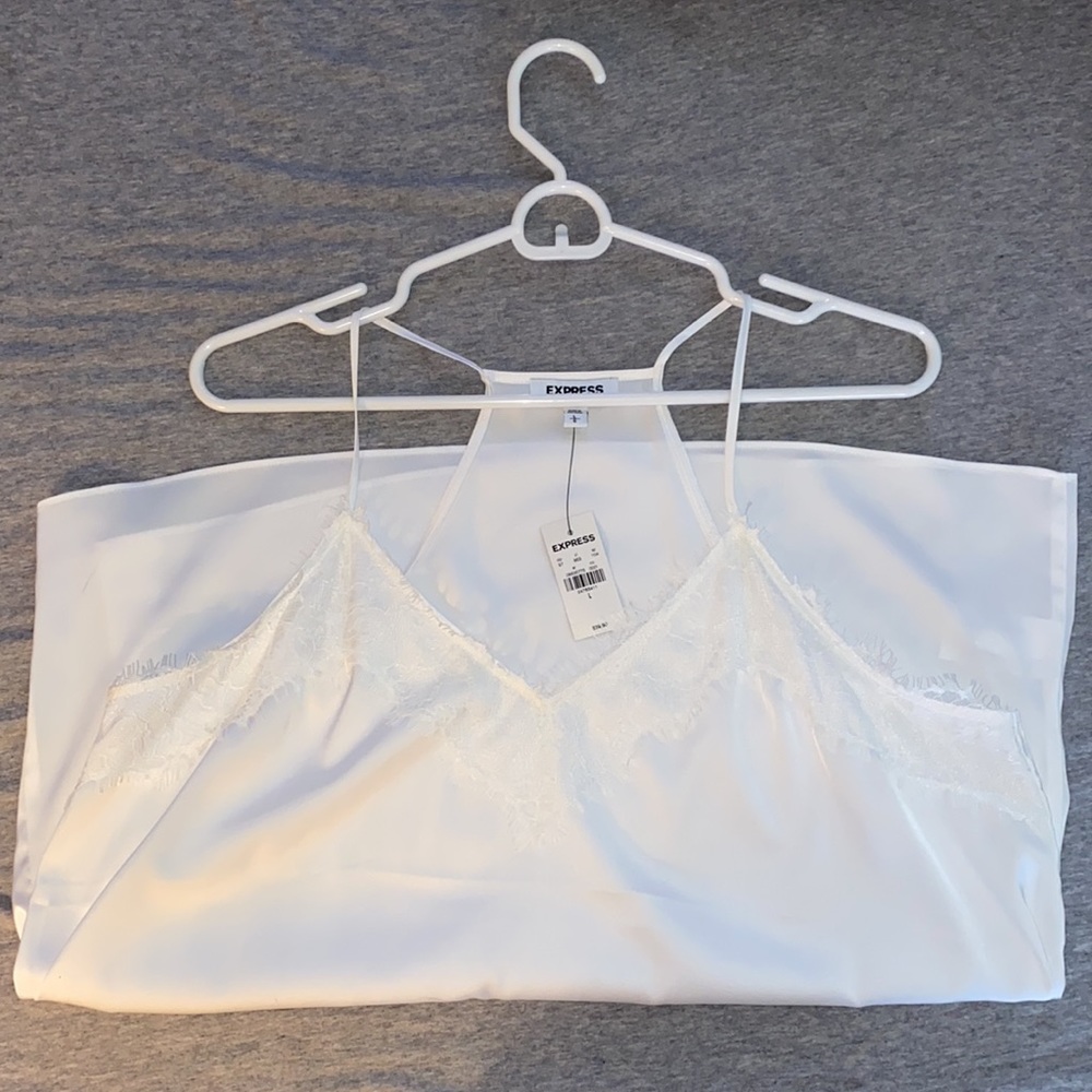 Express, L, silk/lace tank top! NWT! :)